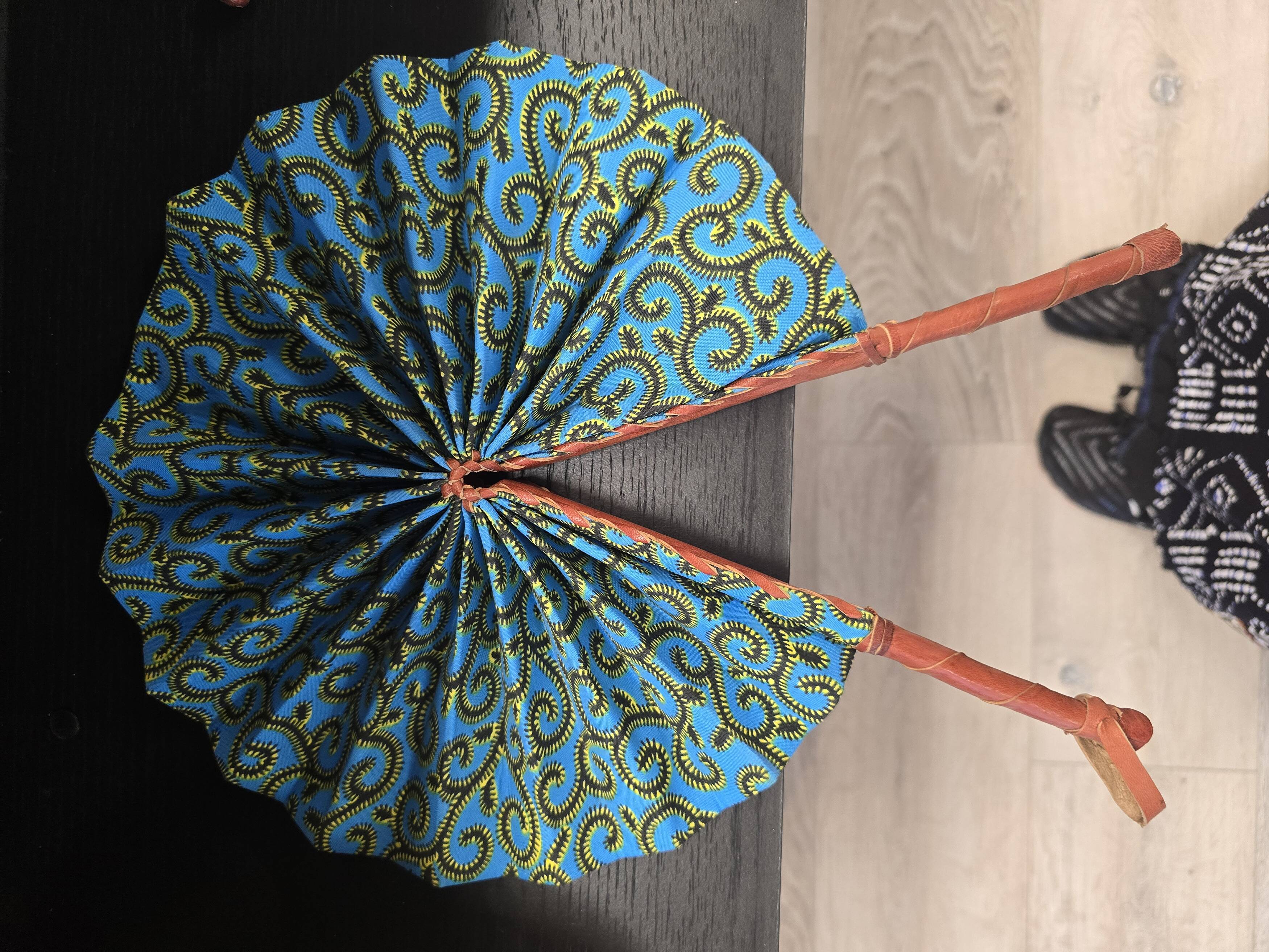 AFRICAN PRINT FANS | HAIRLIKEWOOl